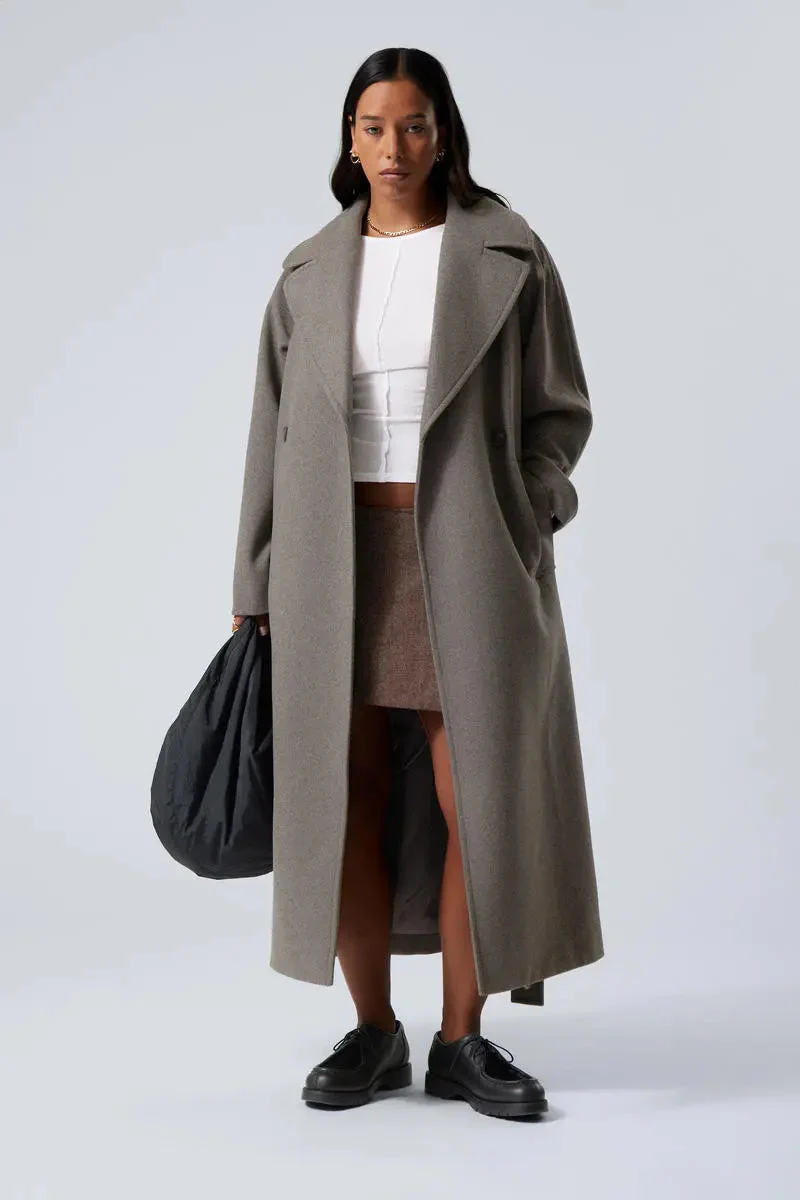 Amaria | Women’s Oversize Wool Coat - Image 2