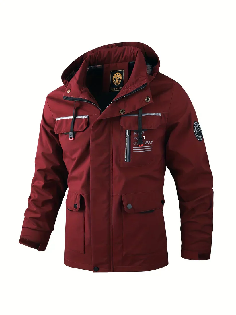Angelo | Men’s Waterproof Winter Jacket with Hood - Image 4