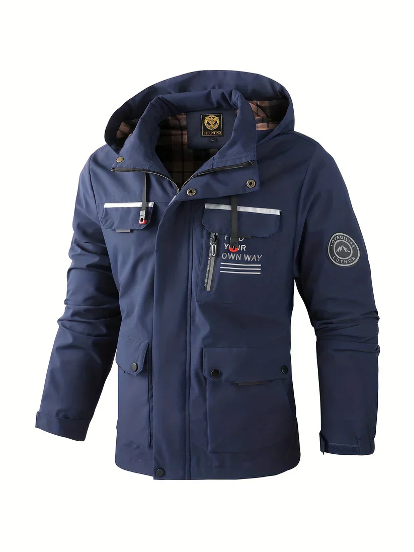 Angelo | Men’s Waterproof Winter Jacket with Hood - Image 7