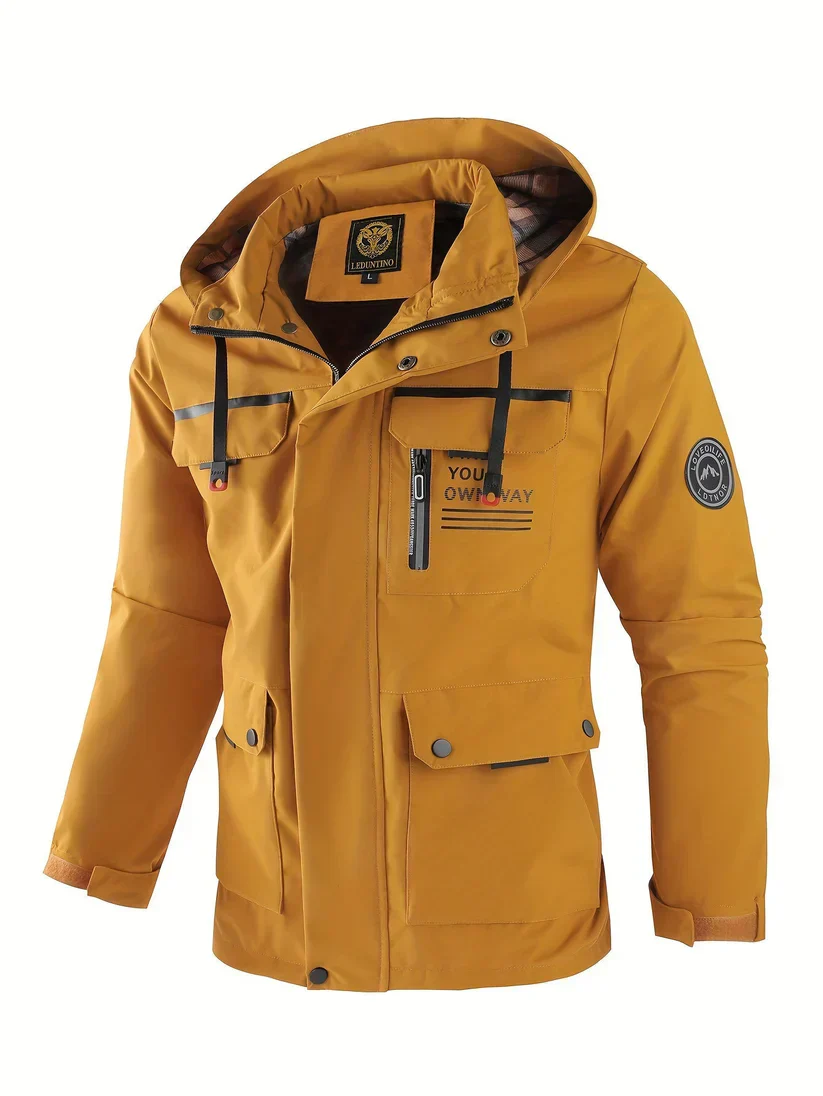 Angelo | Men’s Waterproof Winter Jacket with Hood - Image 8