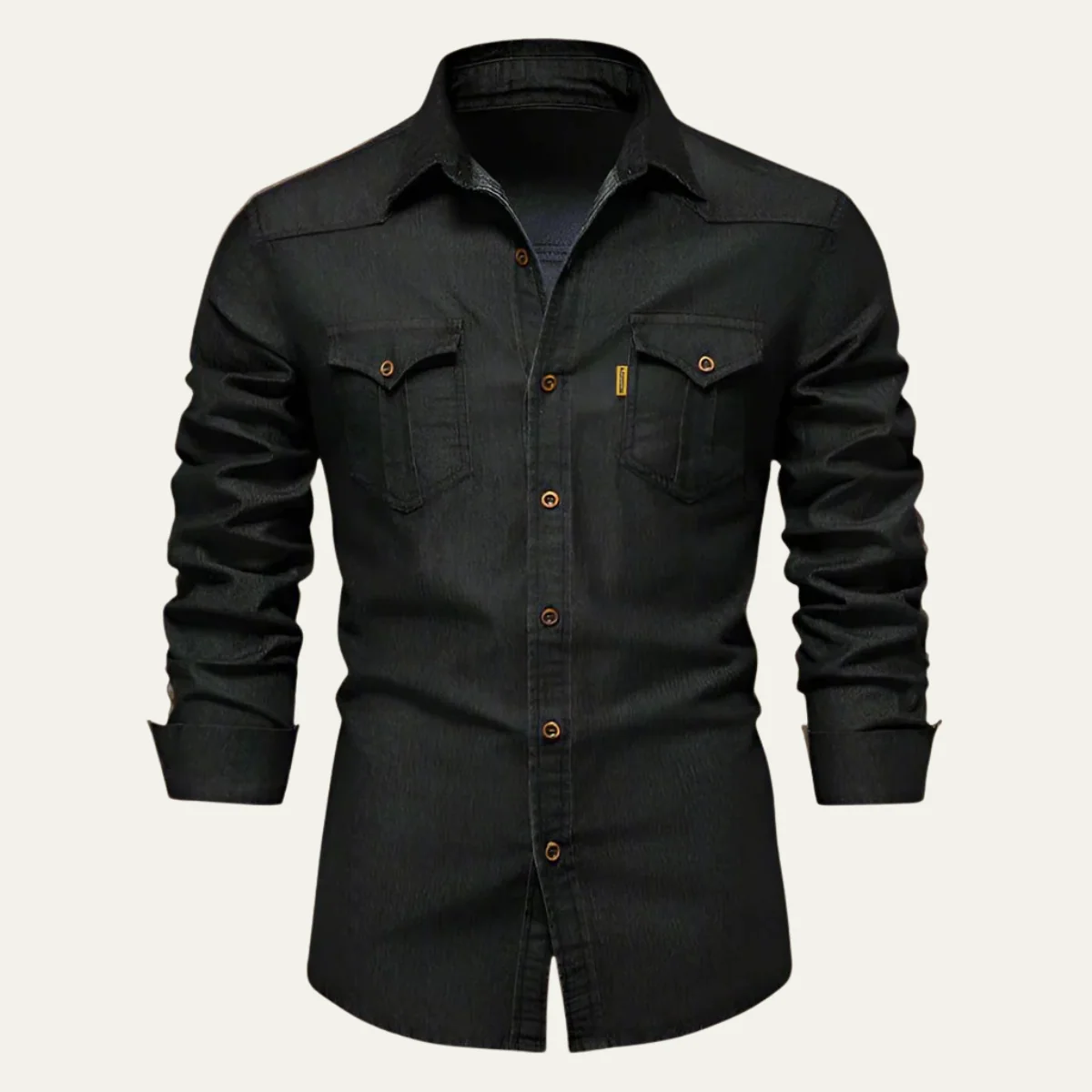 Ashlin | Men’s Denim Casual Shirt - Image 2