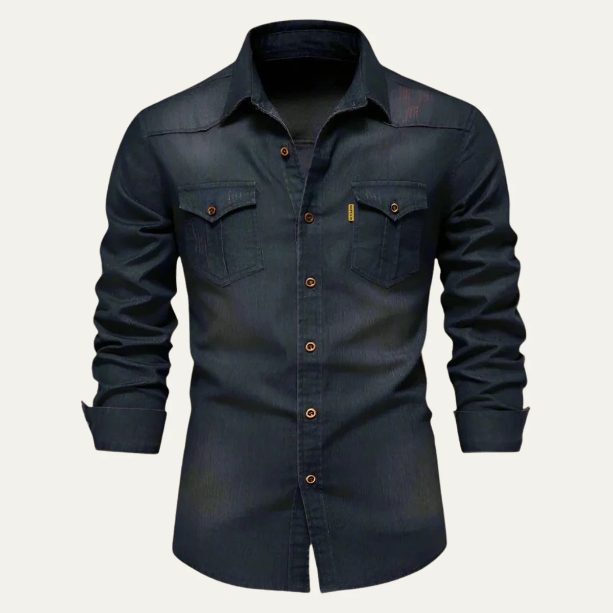 Ashlin | Men’s Denim Casual Shirt - Image 3