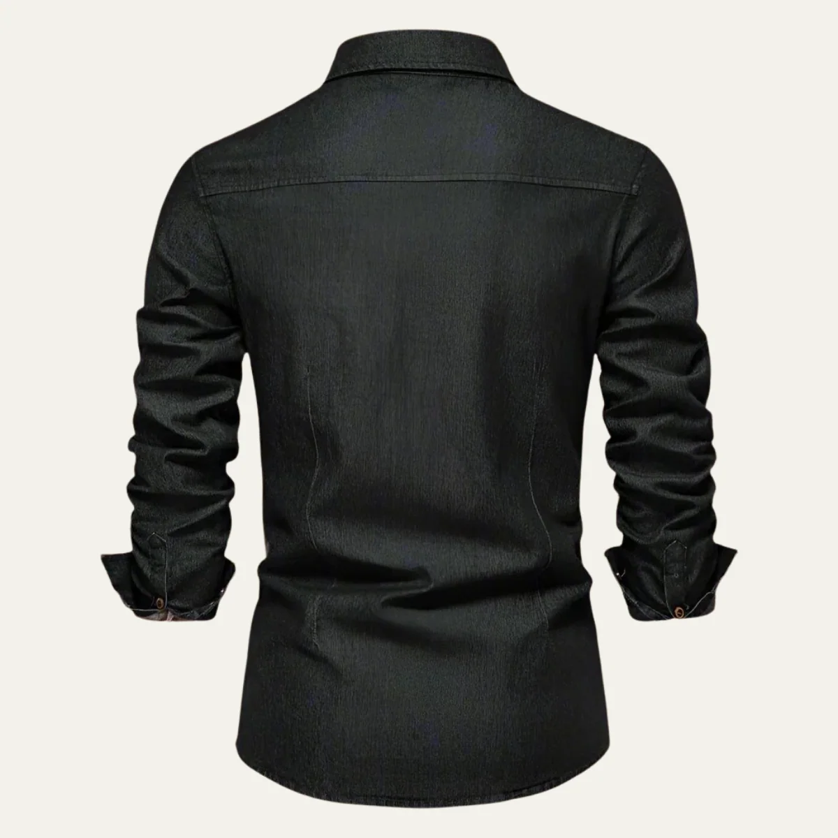 Ashlin | Men’s Denim Casual Shirt - Image 9