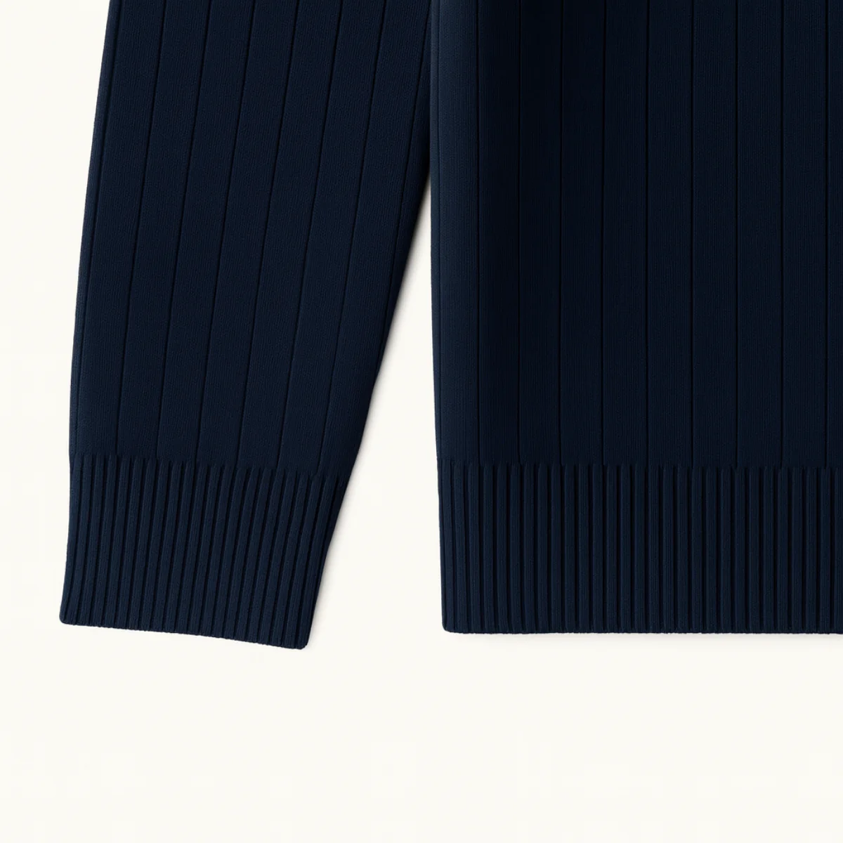 Ashtin | Men’s Ribbed Half Zip Jumper - Image 6