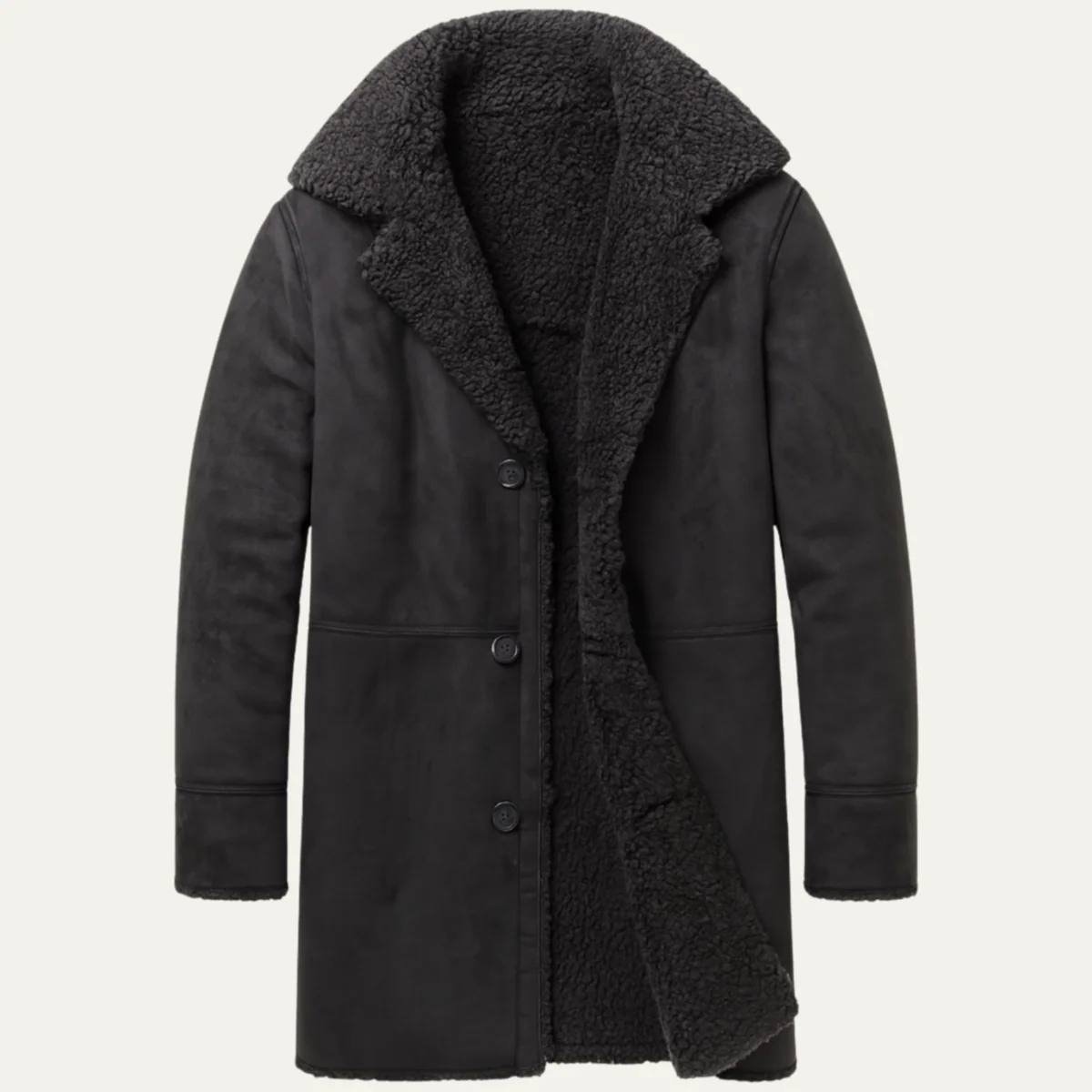 Aspeno | Men’s Shearling Winter Coat - Image 7