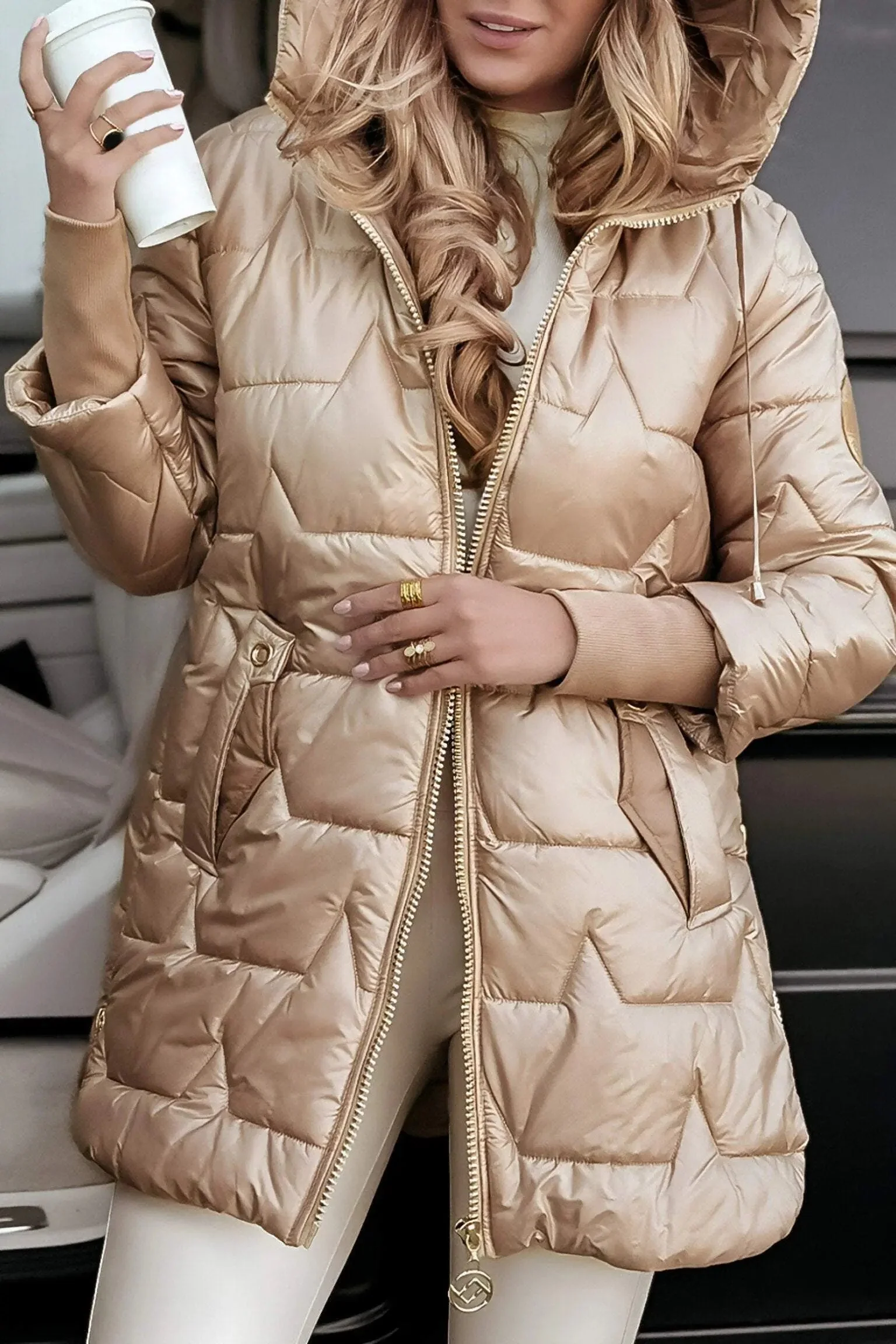 Astrid | Women’s Hooded Cotton Jacket - Image 7