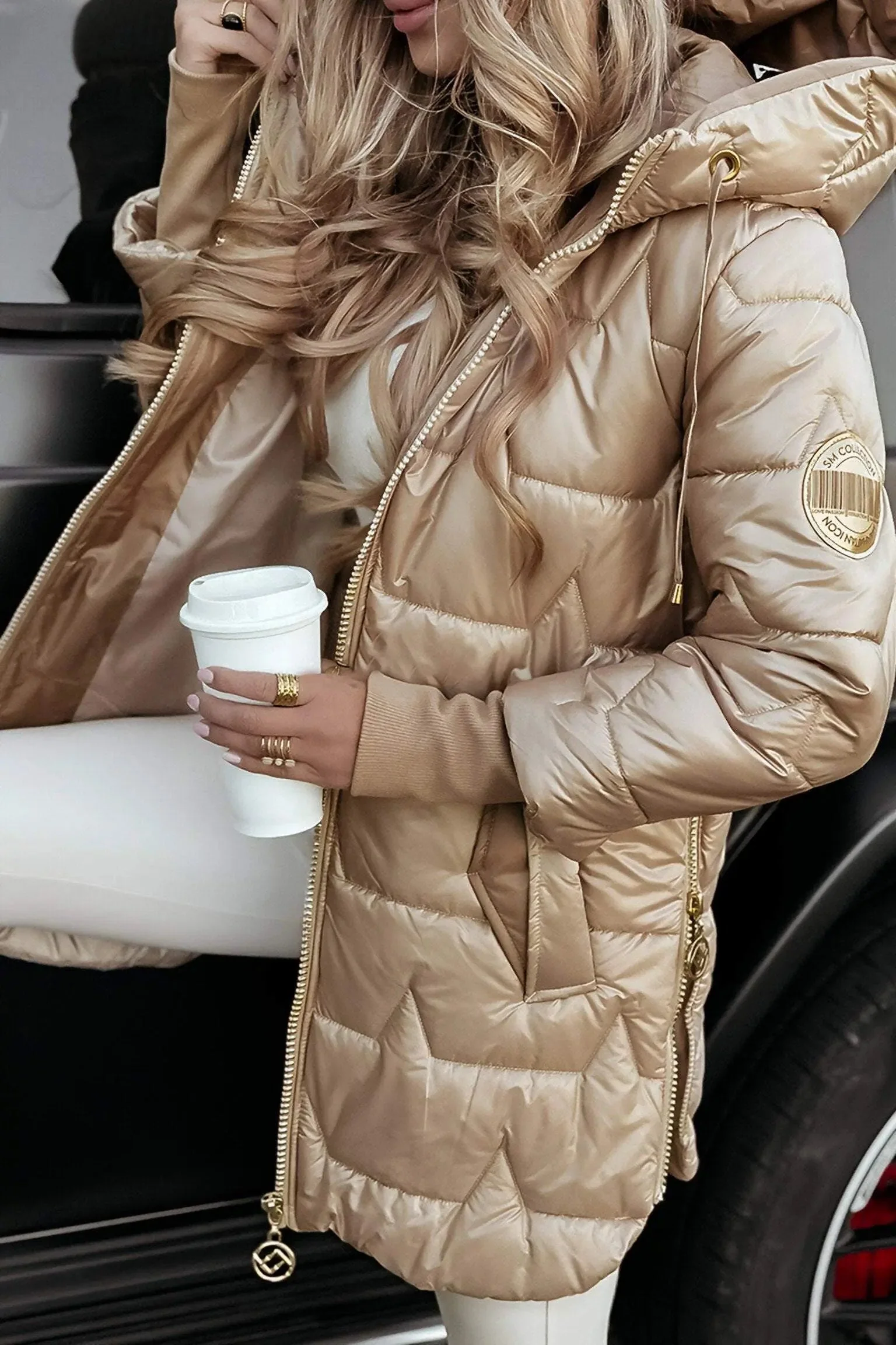 Astrid | Women’s Hooded Cotton Jacket - Image 9