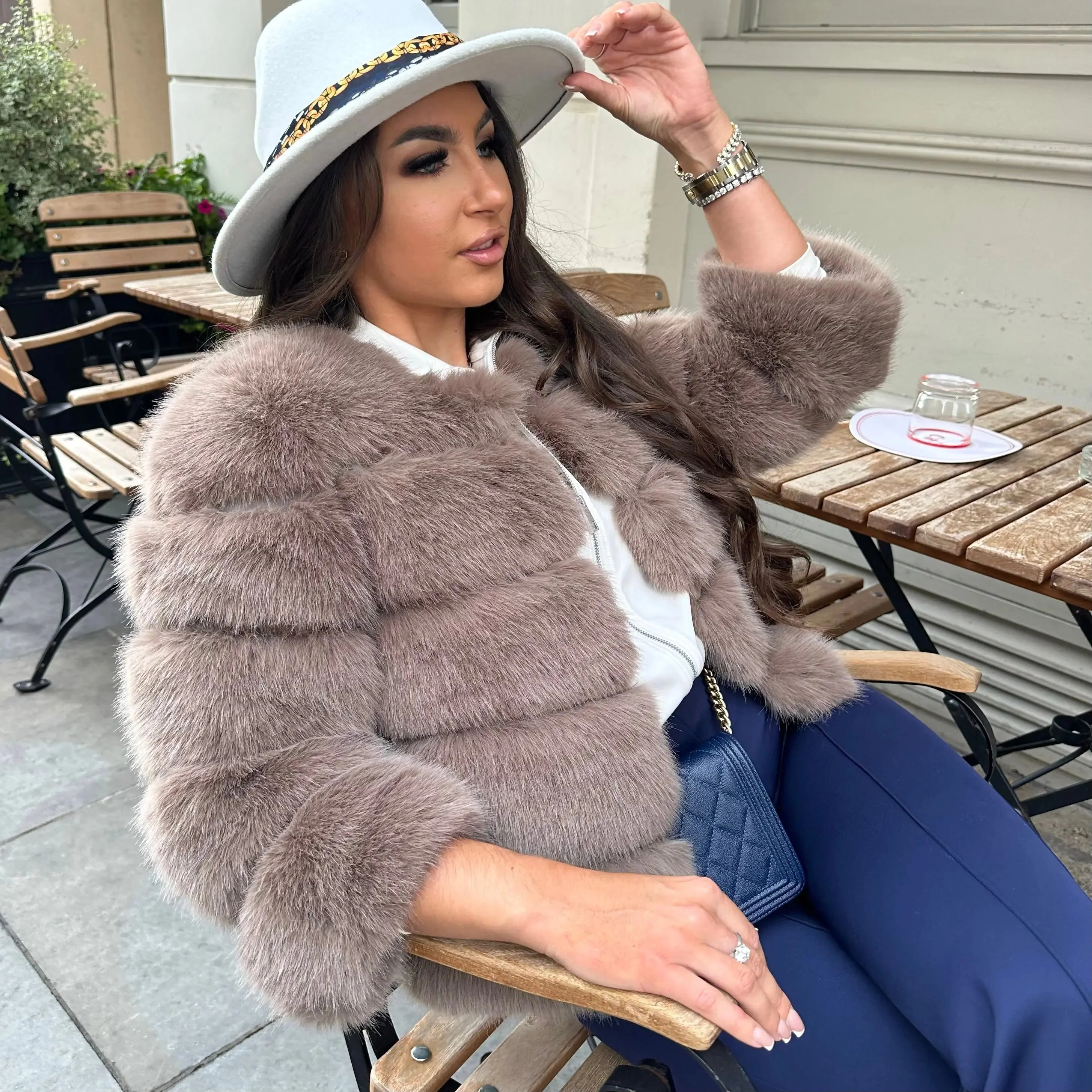 Aurie | Women’s Luxurious Faux Fur Coat - Image 10