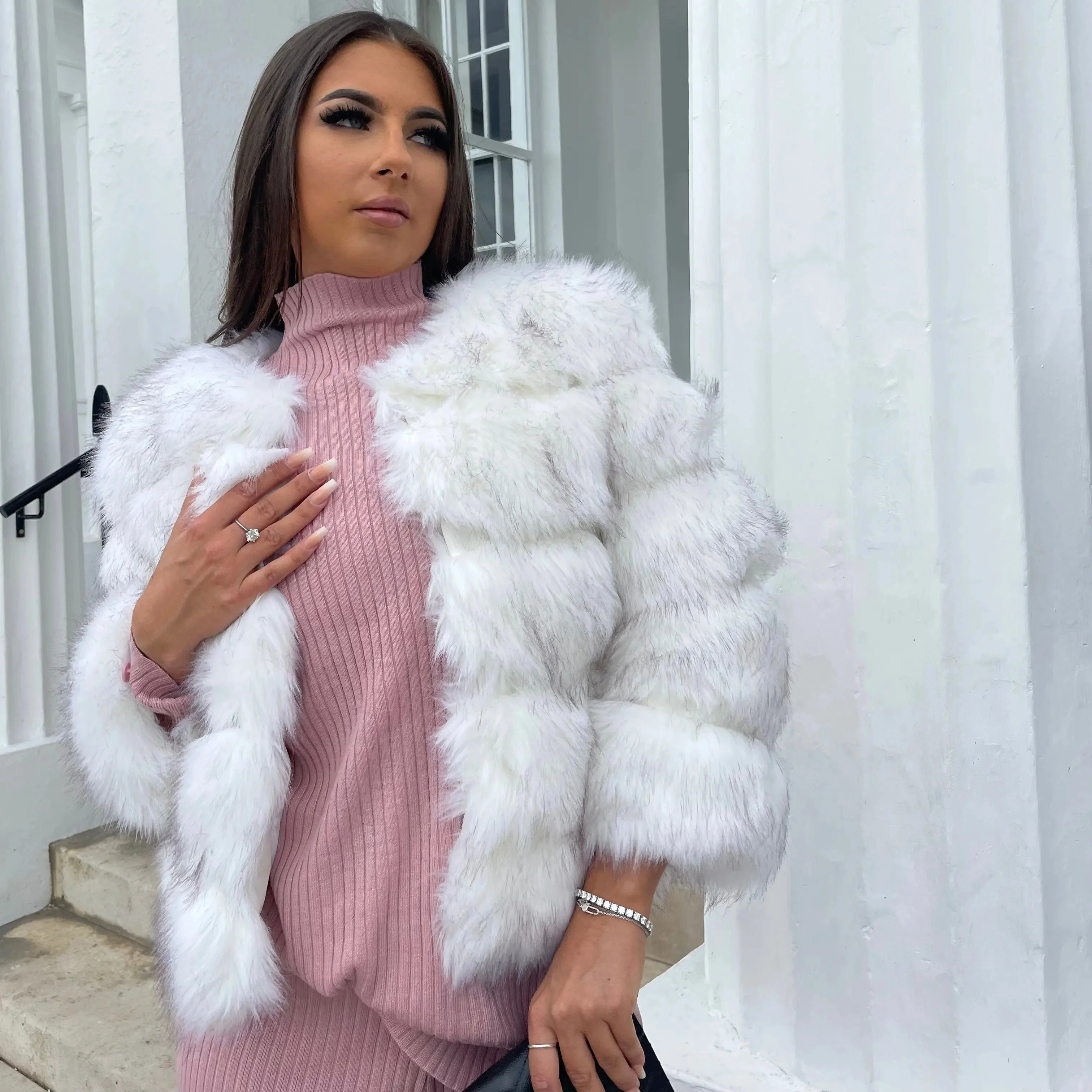 Aurie | Women’s Luxurious Faux Fur Coat - Image 2