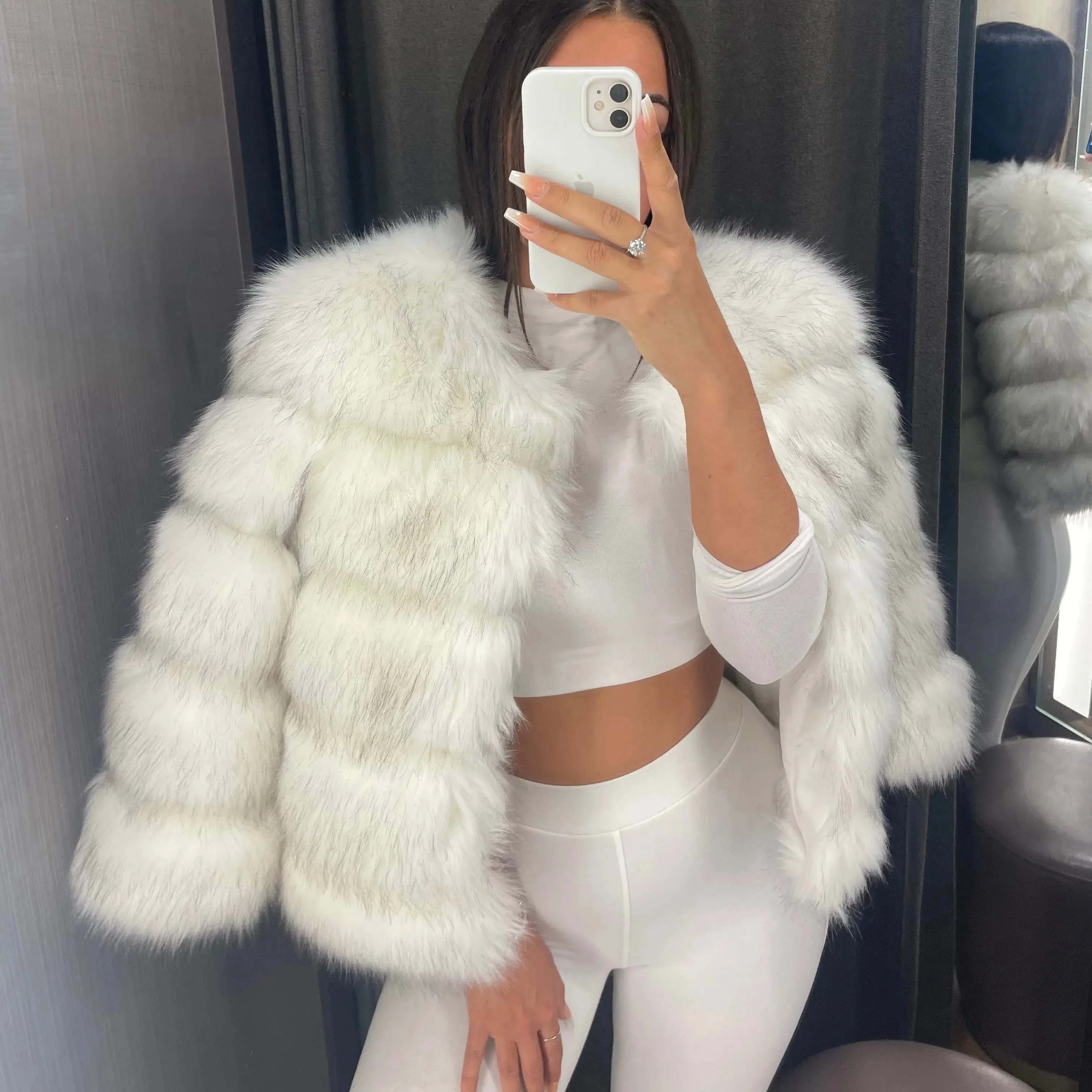 Aurie | Women’s Luxurious Faux Fur Coat - Image 5