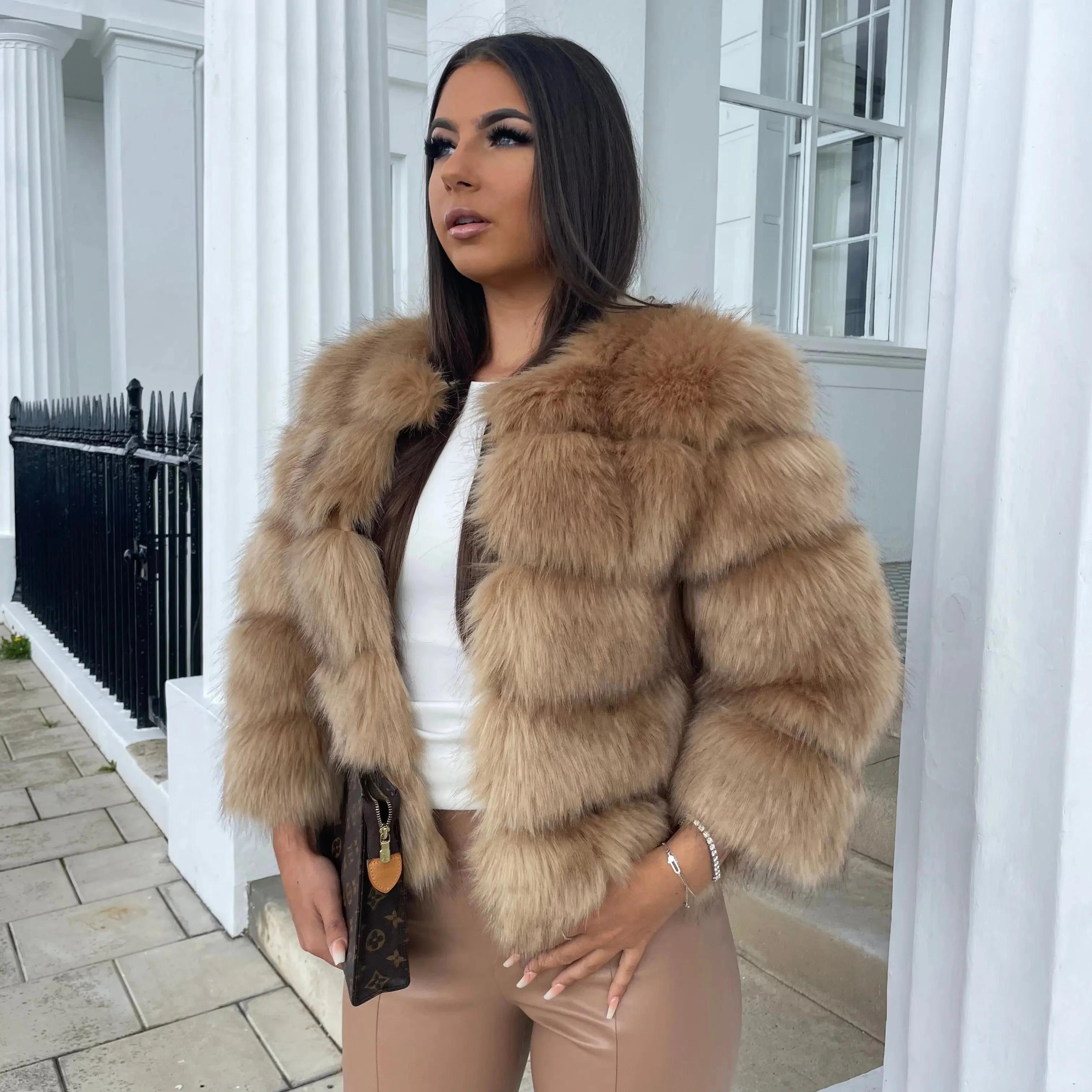 Aurie | Women’s Luxurious Faux Fur Coat - Image 7