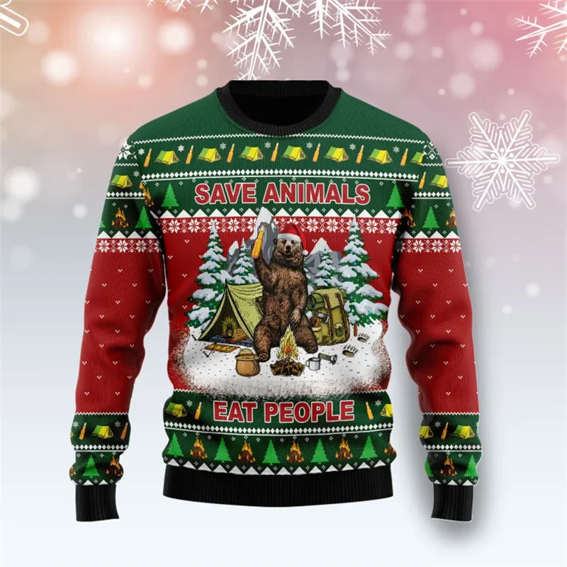 Beerfest | Men’s Festive Christmas Sweater - Image 3