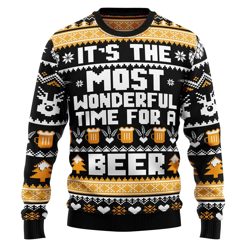 Beerfest | Men’s Festive Christmas Sweater - Image 5