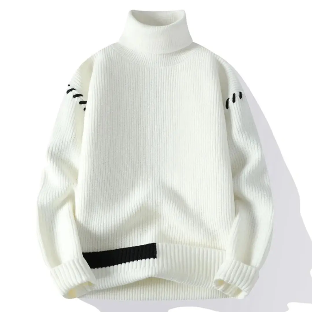Benedict | Men’s Patchwork Knit Sweater