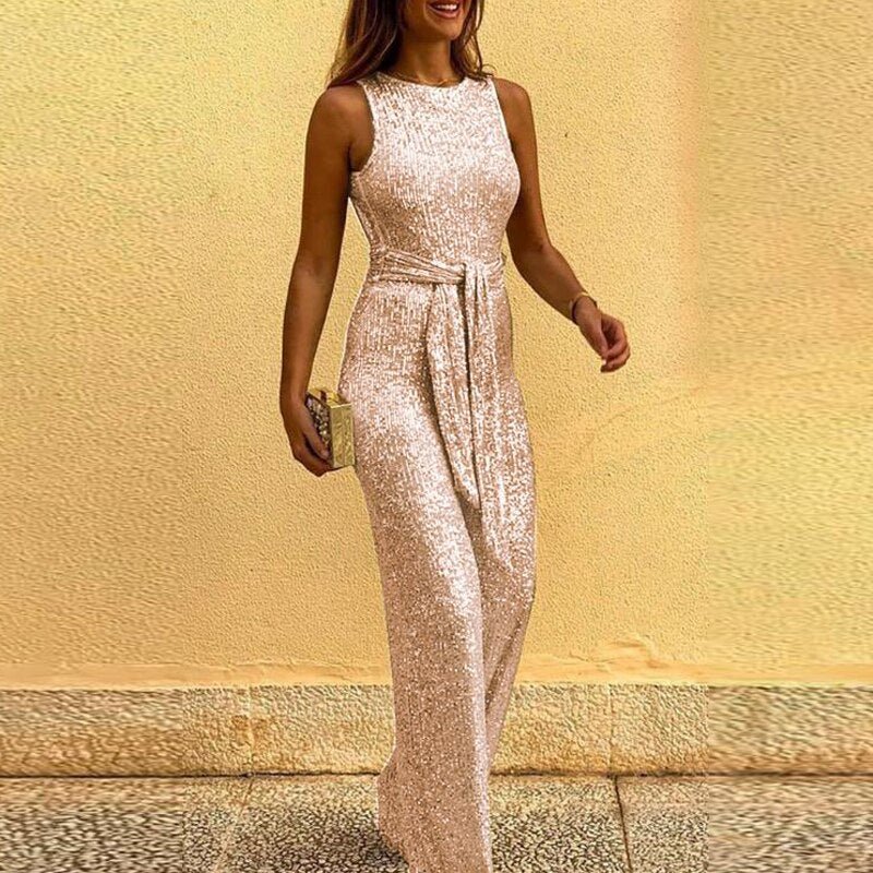 Bibi | Women’s Elegant Sequin Jumpsuit - Image 2