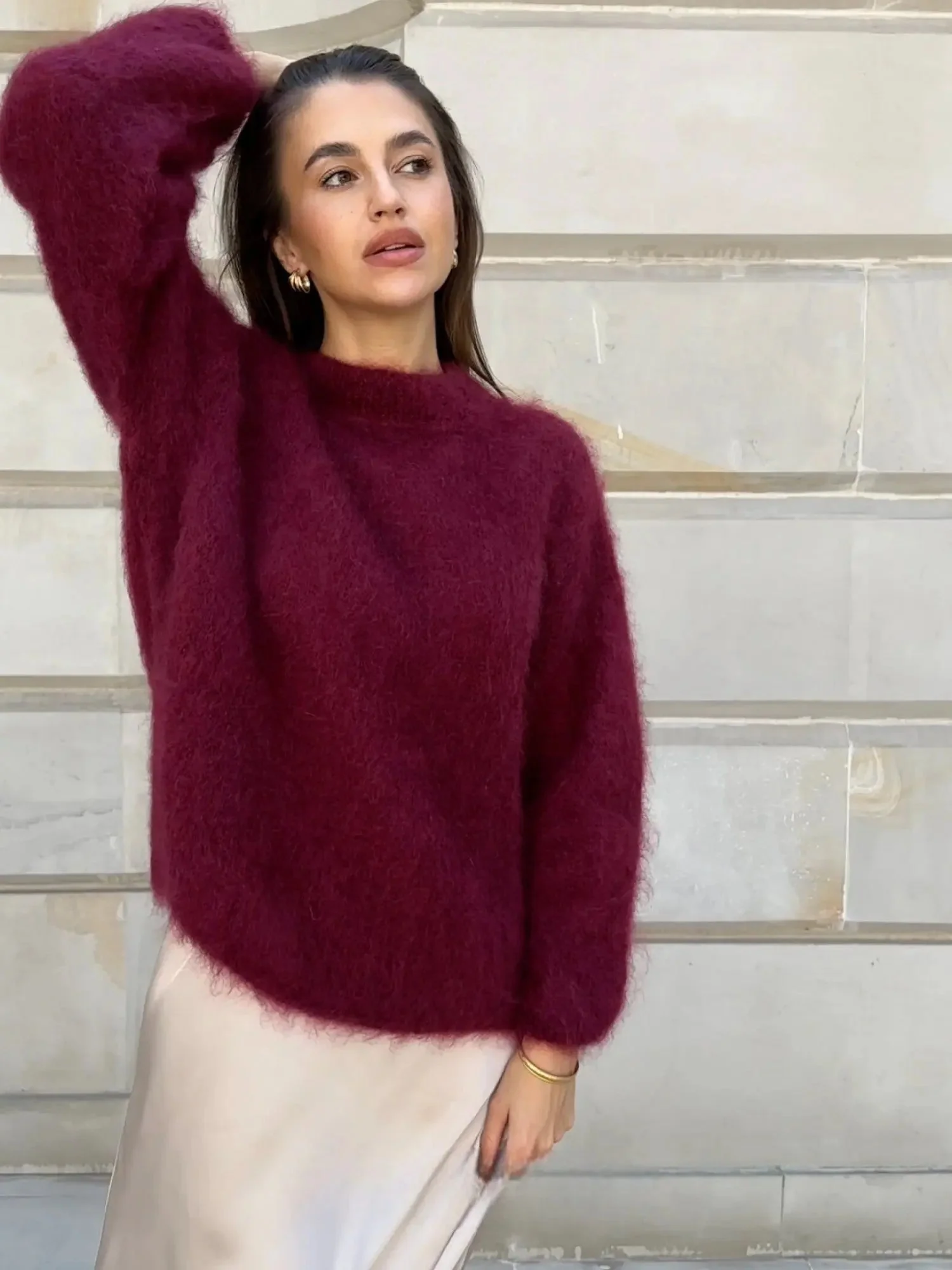 Blythe | Women’s Mohair Sweater – Luxurious Comfort for Every Occasion - Image 4