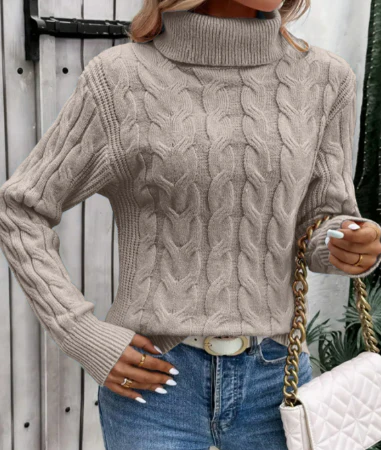 Canny | Women’s Turtleneck Sweater - Image 4