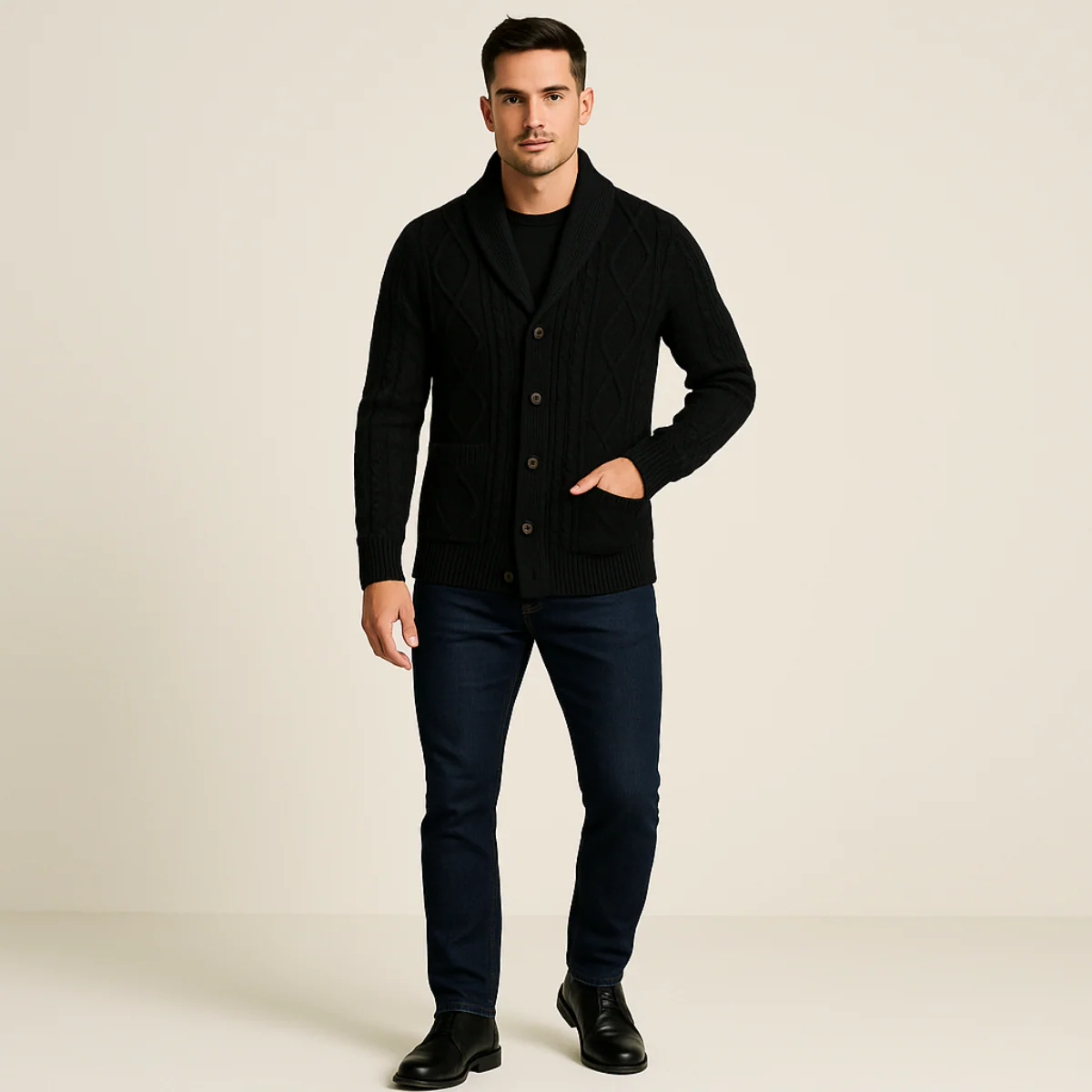 Caspiano | Men’s Premium Cashmere Cardigan - Image 11