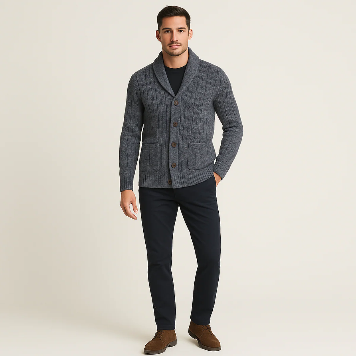 Caspiano | Men’s Premium Cashmere Cardigan - Image 12
