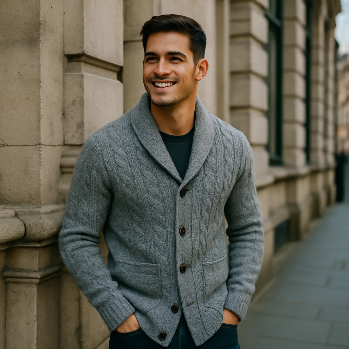 Caspiano | Men’s Premium Cashmere Cardigan - Image 6