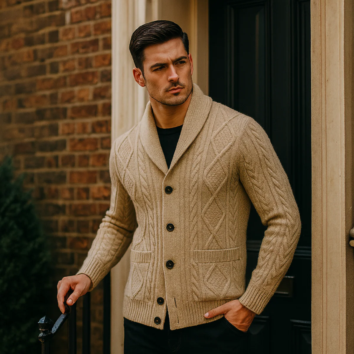 Caspiano | Men’s Premium Cashmere Cardigan - Image 8
