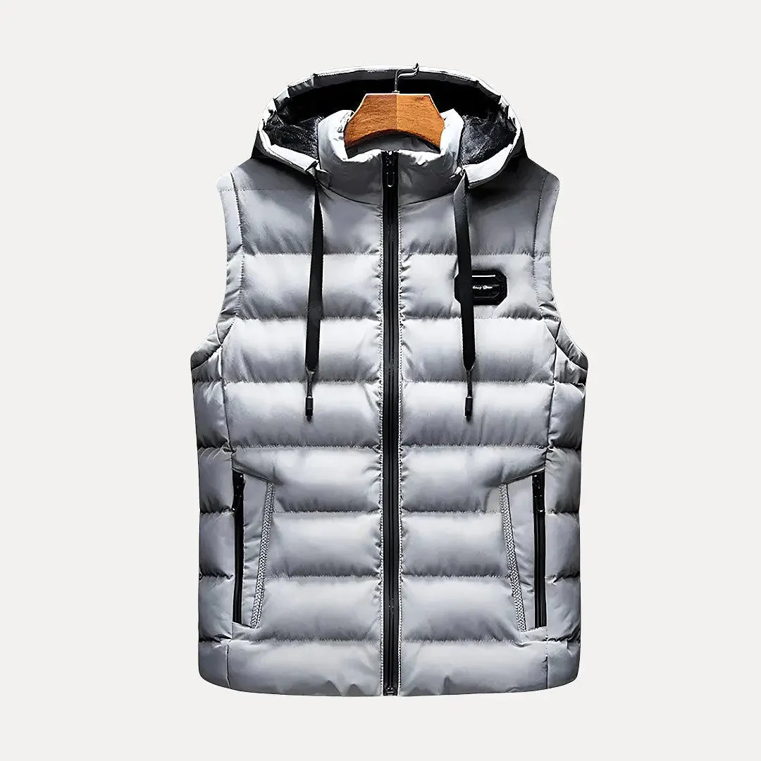 Cassius | Men’s Luxury Hooded Vest - Image 2