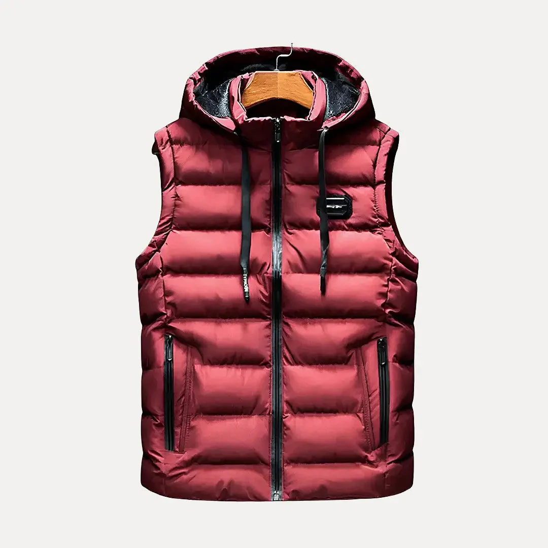 Cassius | Men’s Luxury Hooded Vest - Image 3