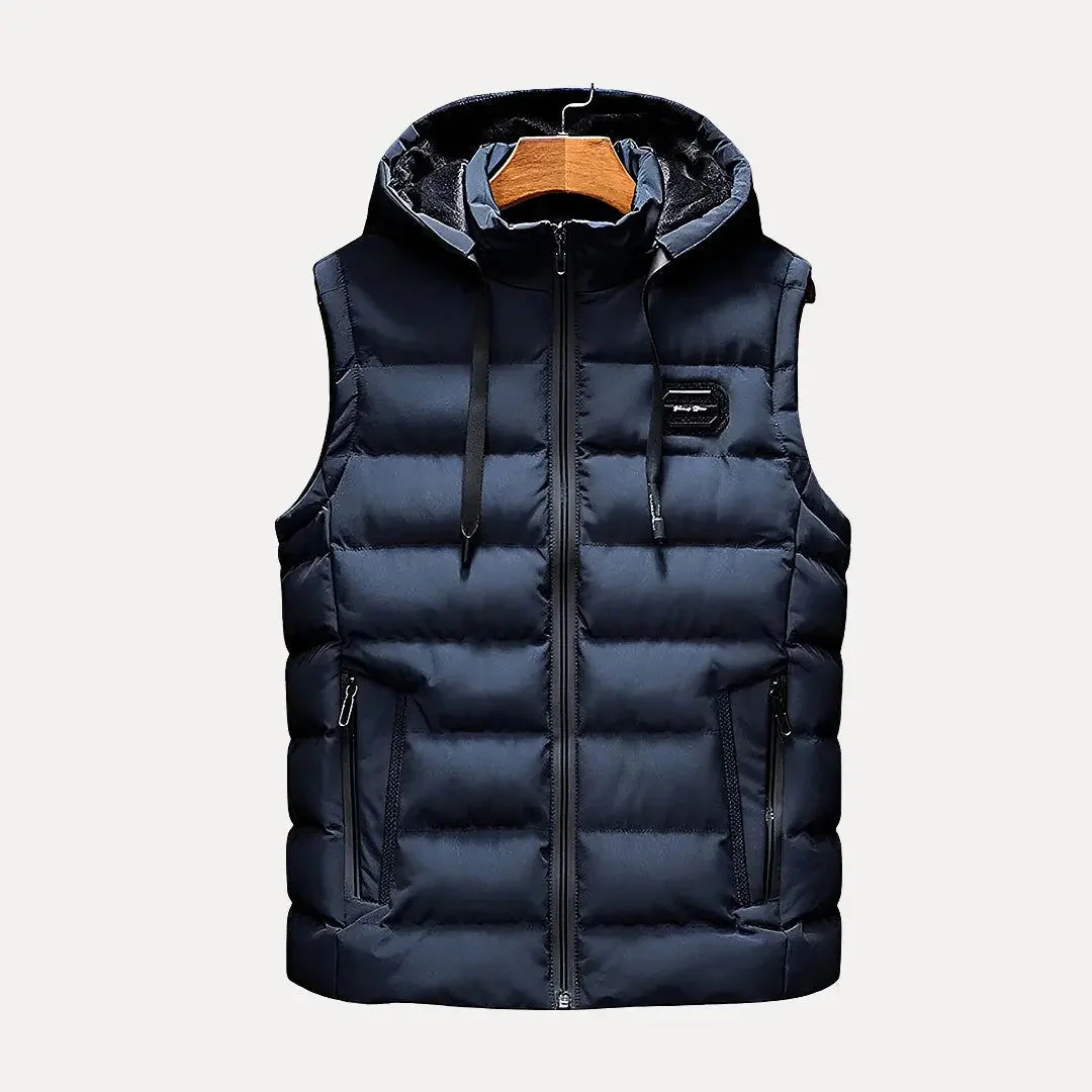 Cassius | Men’s Luxury Hooded Vest - Image 5