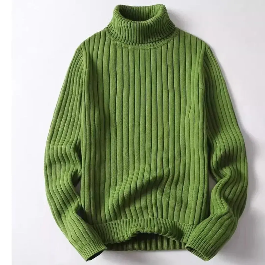 Chloie | Women’s Cozy Wool Turtleneck Sweater - Image 2
