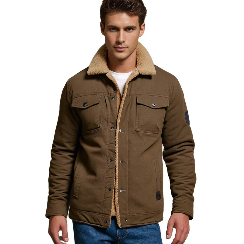 Cristoff | Men’s Sherpa-Lined Winter Jacket - Image 10
