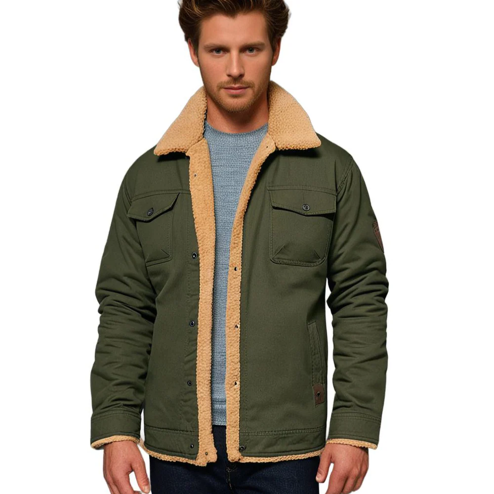 Cristoff | Men’s Sherpa-Lined Winter Jacket - Image 11