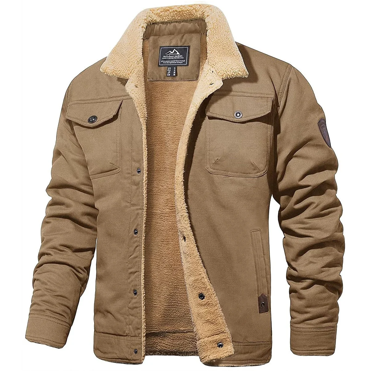 Cristoff | Men’s Sherpa-Lined Winter Jacket - Image 4