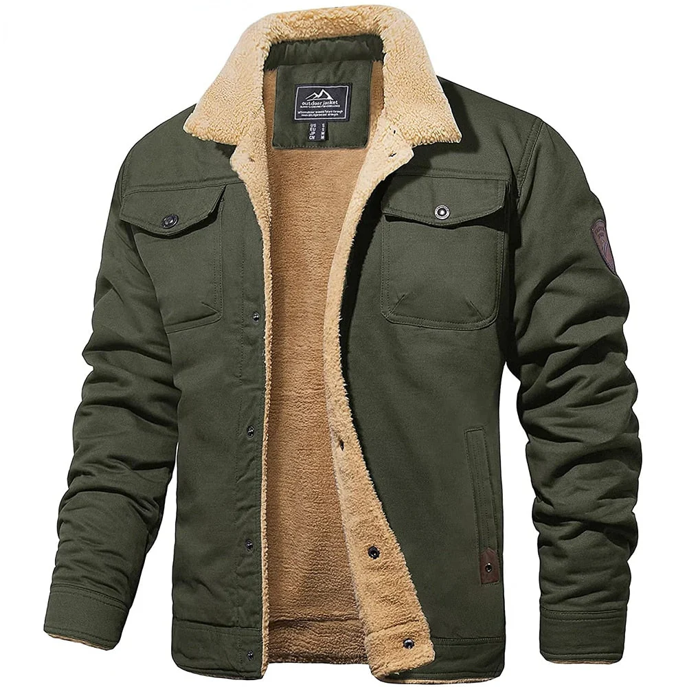 Cristoff | Men’s Sherpa-Lined Winter Jacket - Image 5