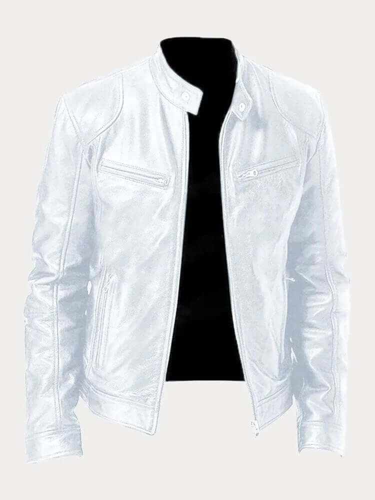 Danny | Men’s Rugged Leather Jacket - Image 10