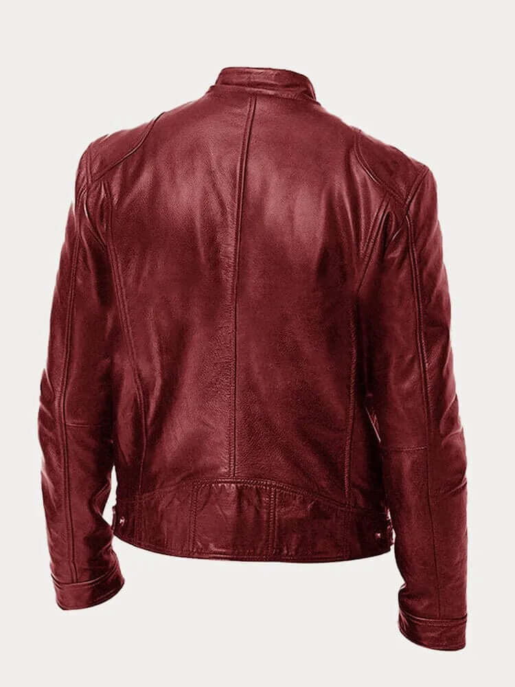 Danny | Men’s Rugged Leather Jacket - Image 15