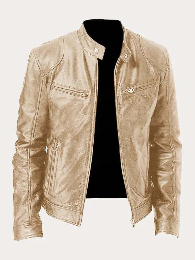 Danny | Men’s Rugged Leather Jacket - Image 7