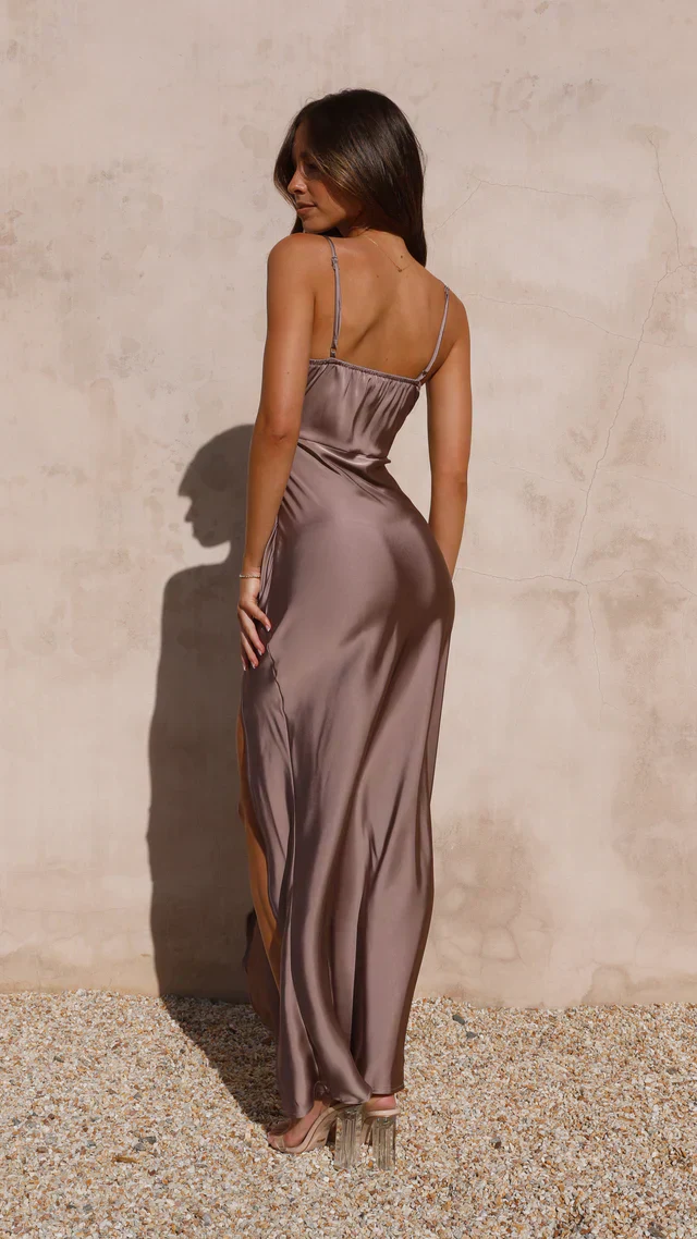 Darlene | Women’s Elegant Spaghetti-Strap Maxi Dress - Image 16