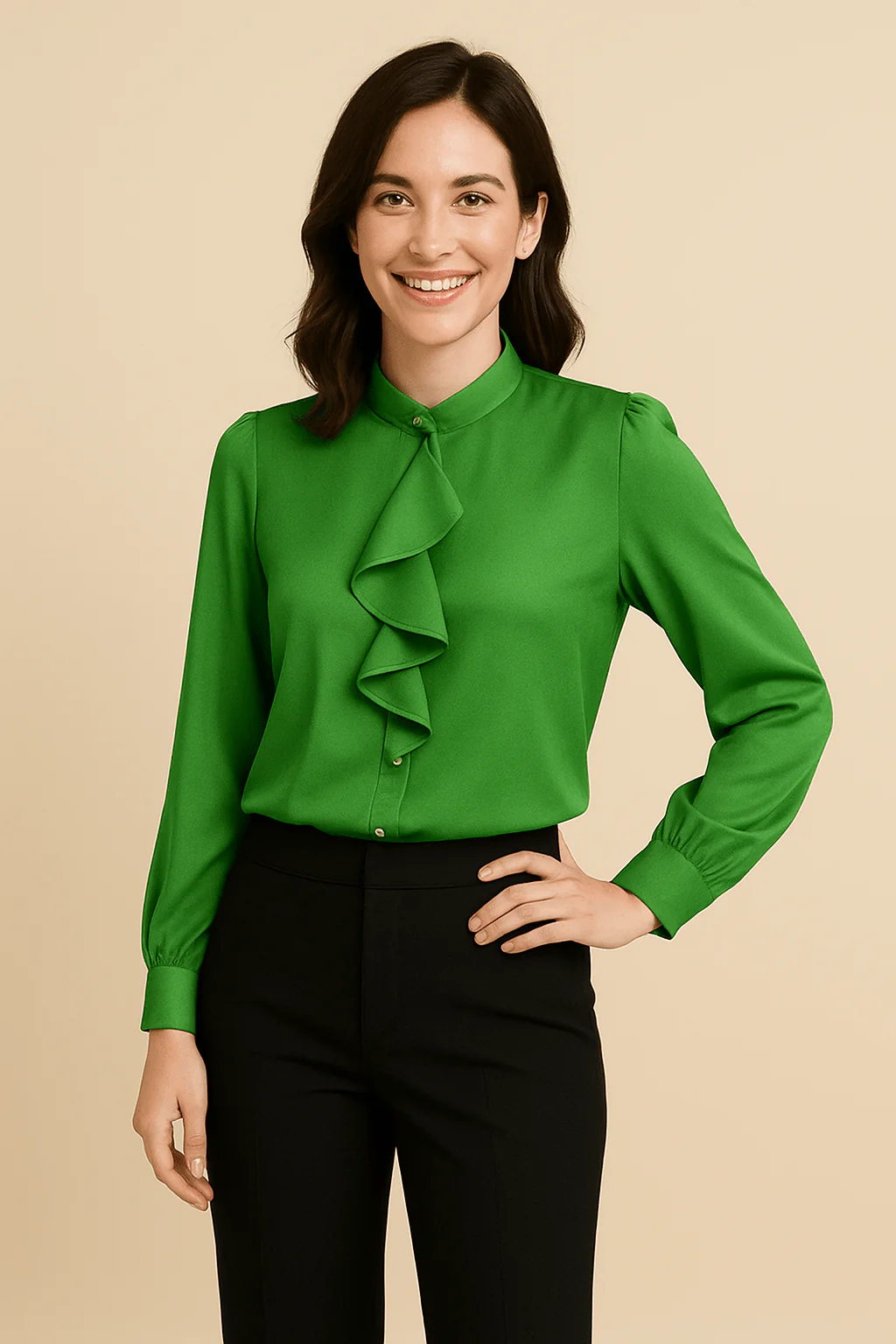 Dulciana | Women’s Ruffle‑Detail Blouse - Image 4