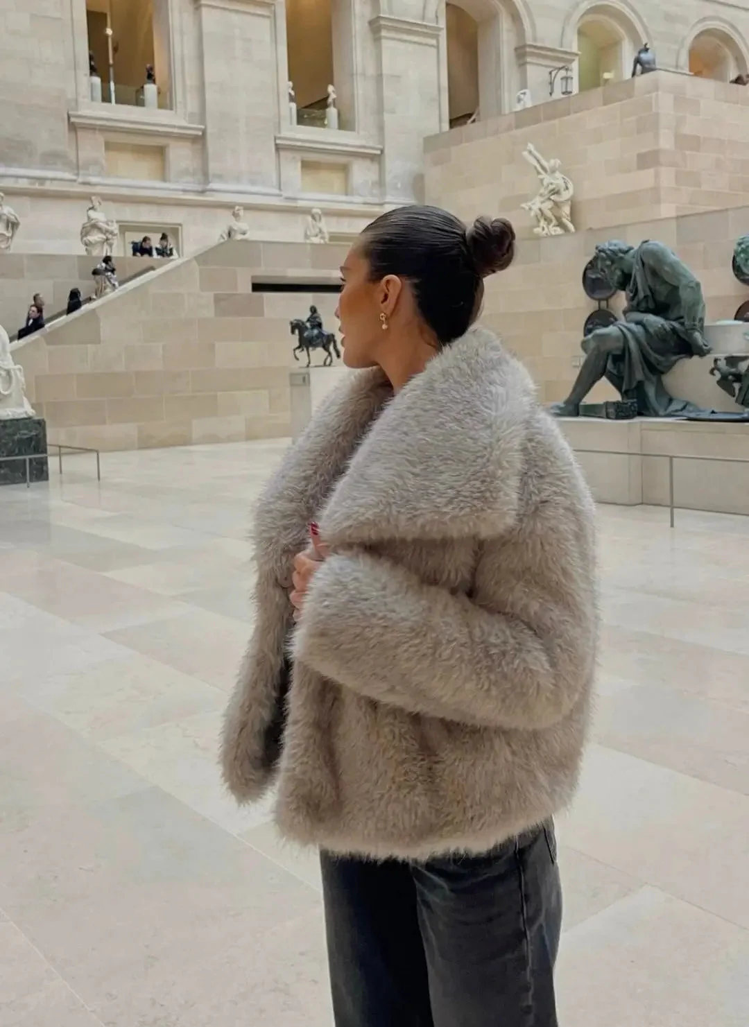 Ela | Women’s Faux Fur Coat - Image 13