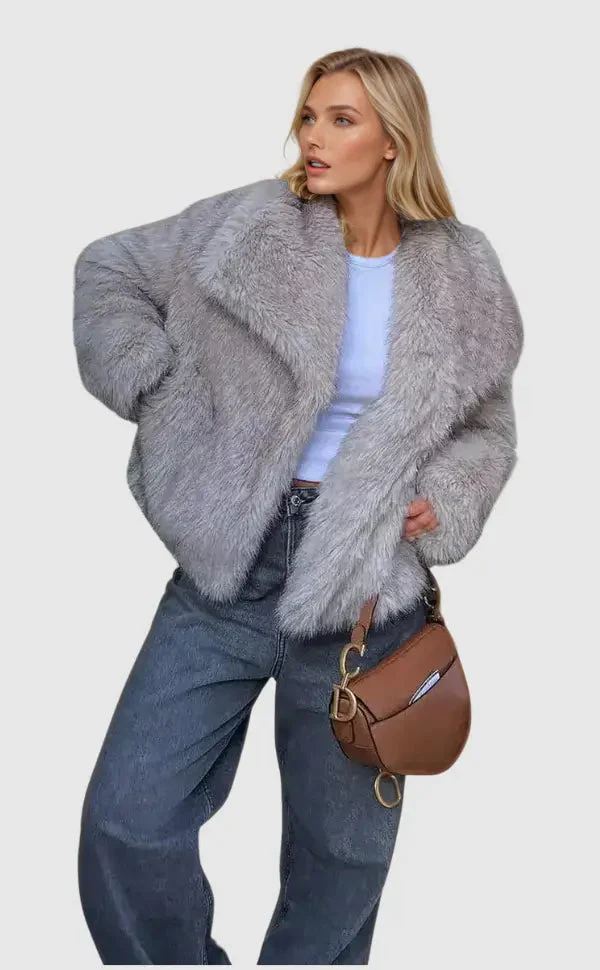 Ela | Women’s Faux Fur Coat - Image 6