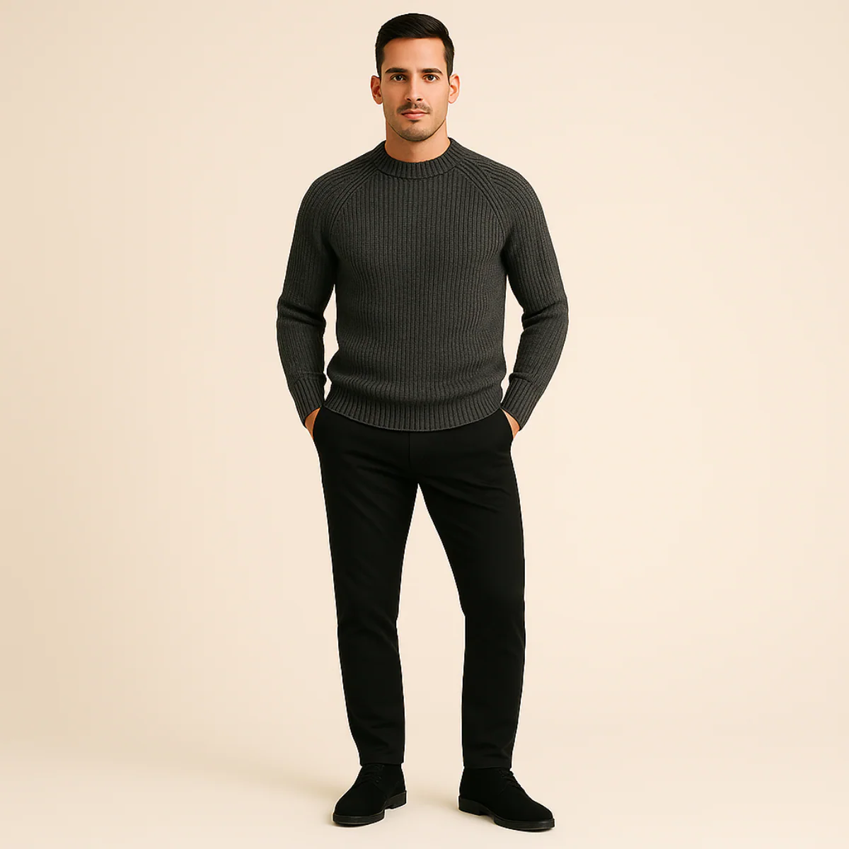 Ely | Men’s Luxury Cashmere Crewneck Jumper - Image 12
