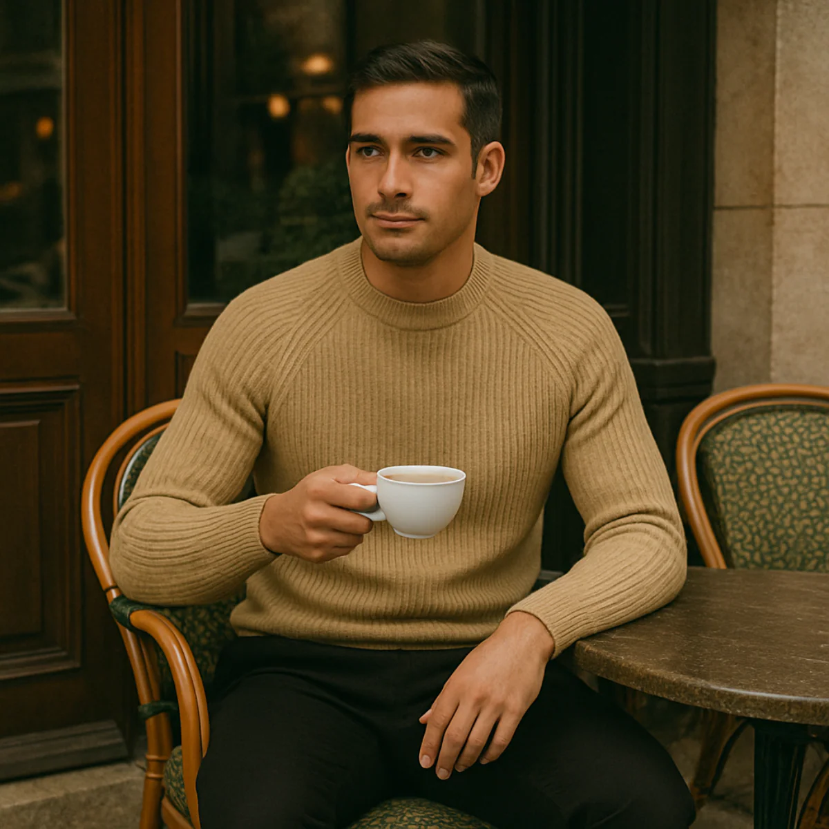 Ely | Men’s Luxury Cashmere Crewneck Jumper - Image 6