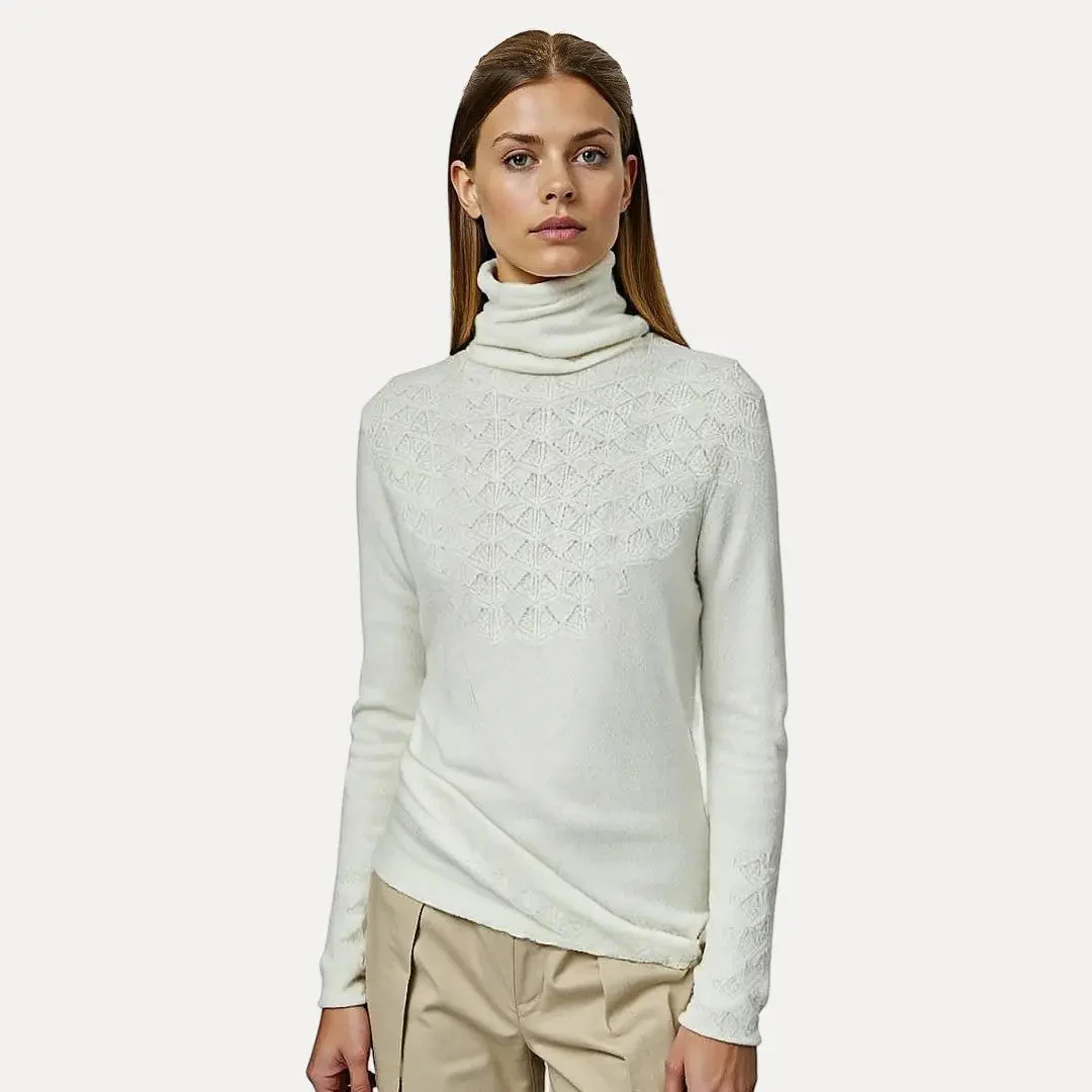Emelie | Women’s Cozy Acrylic Turtleneck Sweater - Image 2