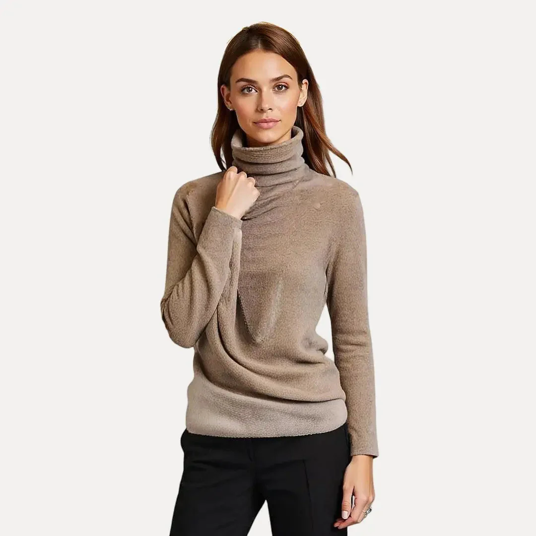 Emelie | Women’s Cozy Acrylic Turtleneck Sweater - Image 4