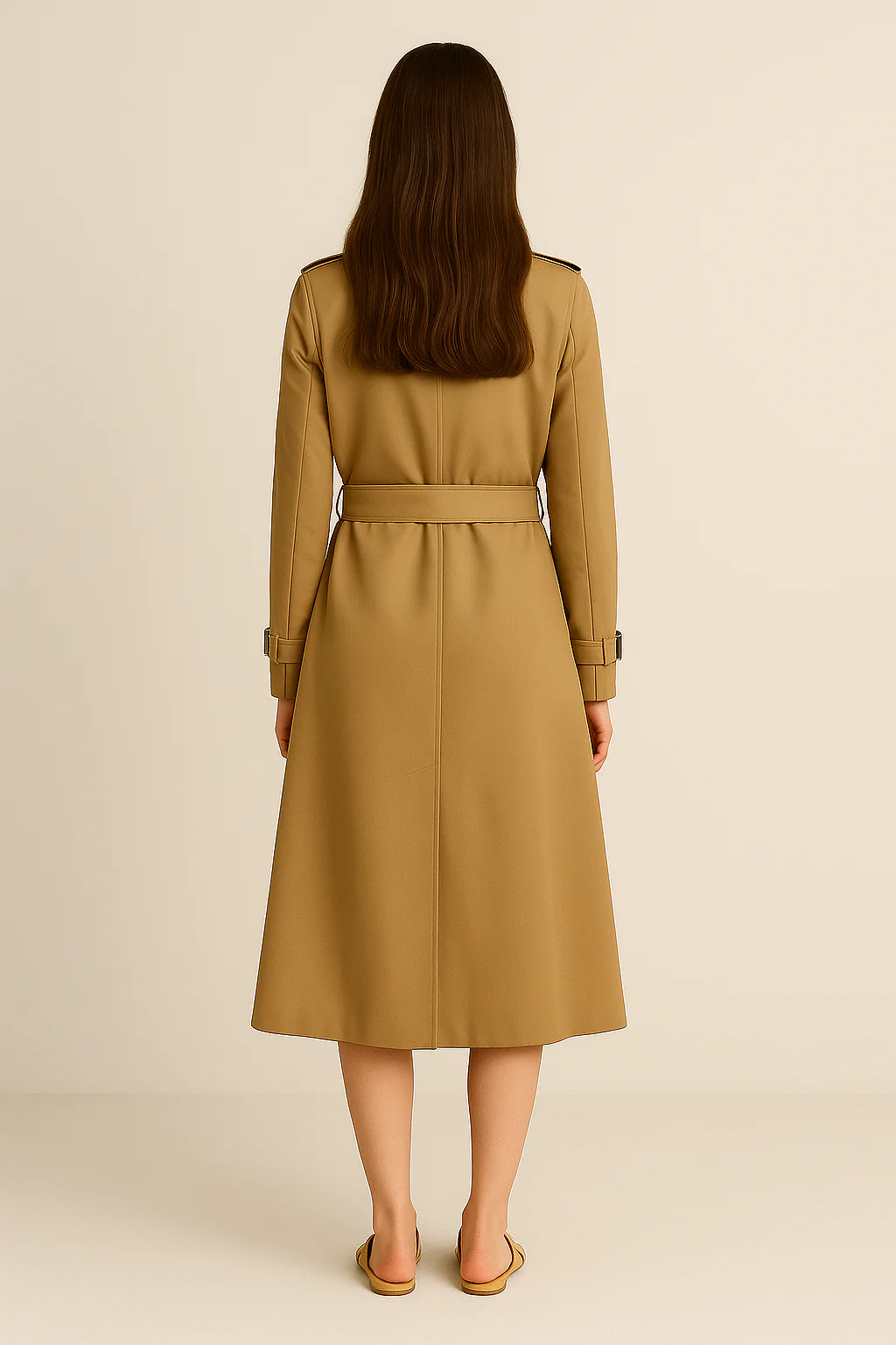 Eveline | Women’s Longline Trench Coat - Image 7