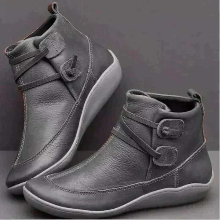 Galaris | Women’s Orthopaedic Mid‑Top Boots – Buckle Strap Design - Image 3