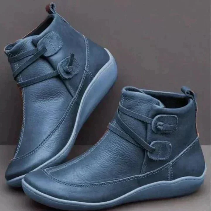 Galaris | Women’s Orthopaedic Mid‑Top Boots – Buckle Strap Design - Image 4