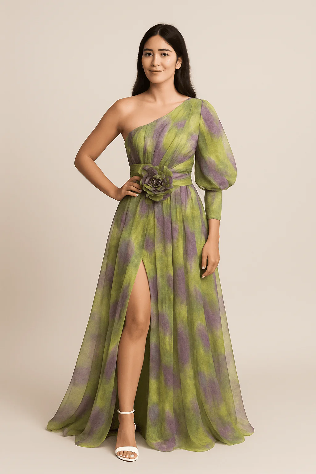 Galiana | Women’s One‑Shoulder A‑Line Dress - Image 4