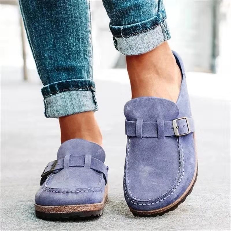 Gyrelle | Women’s Mule Sandals – Buckle Strap & Low Heel Slip‑On - Image 3