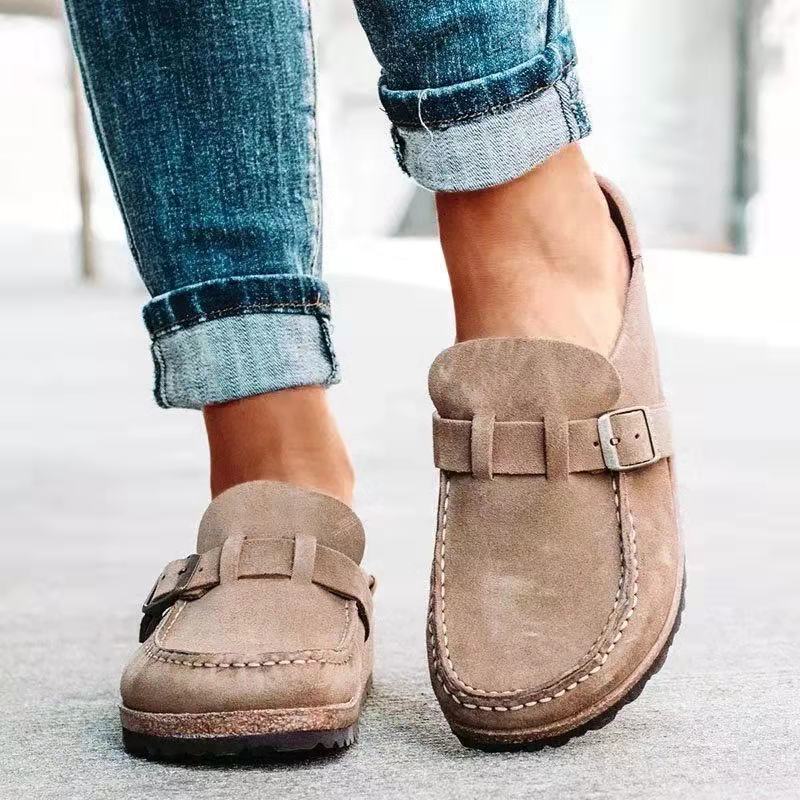 Gyrelle | Women’s Mule Sandals – Buckle Strap & Low Heel Slip‑On - Image 4